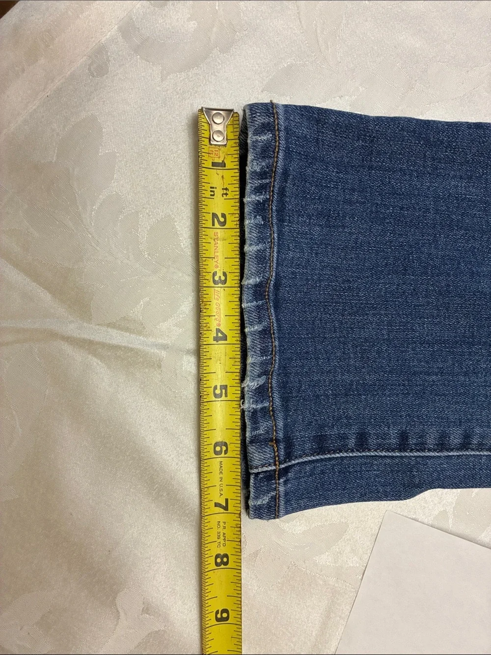 Women's Liverpool Straight Leg Blue Jeans, Petite 8/29, Girlfriend Style